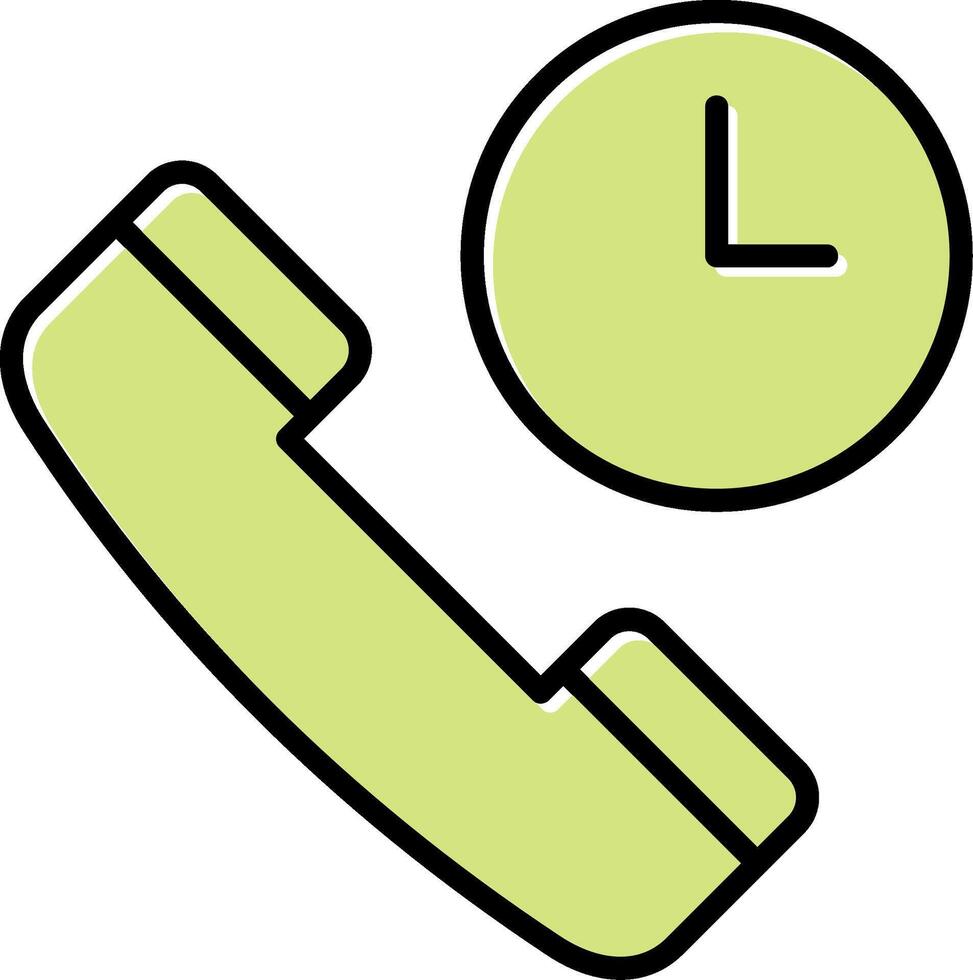 Call Waiting Vector Icon