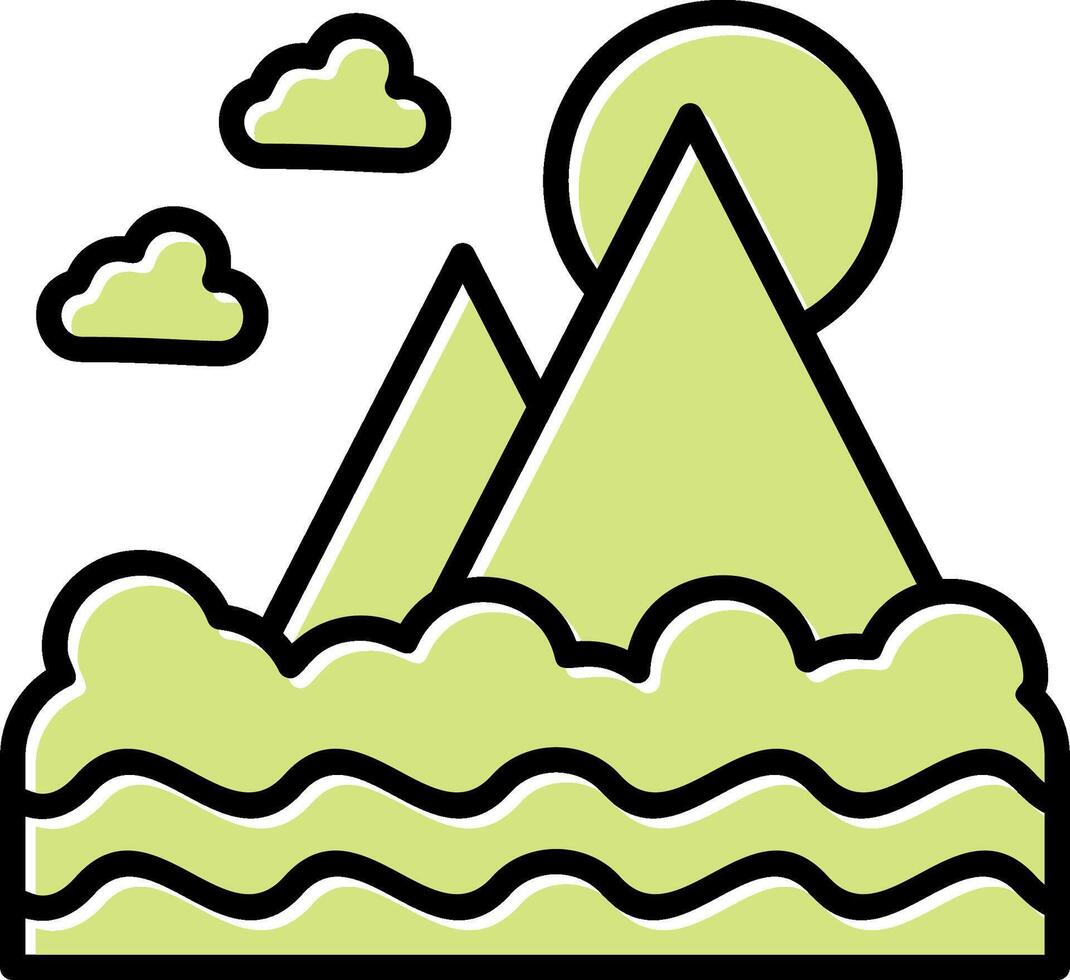 Mount Fuji Vector Icon