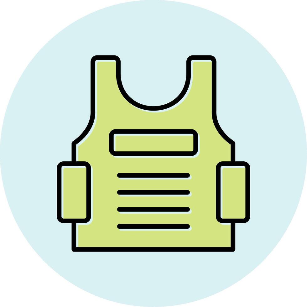 Bulletproof Vest Vector Icon