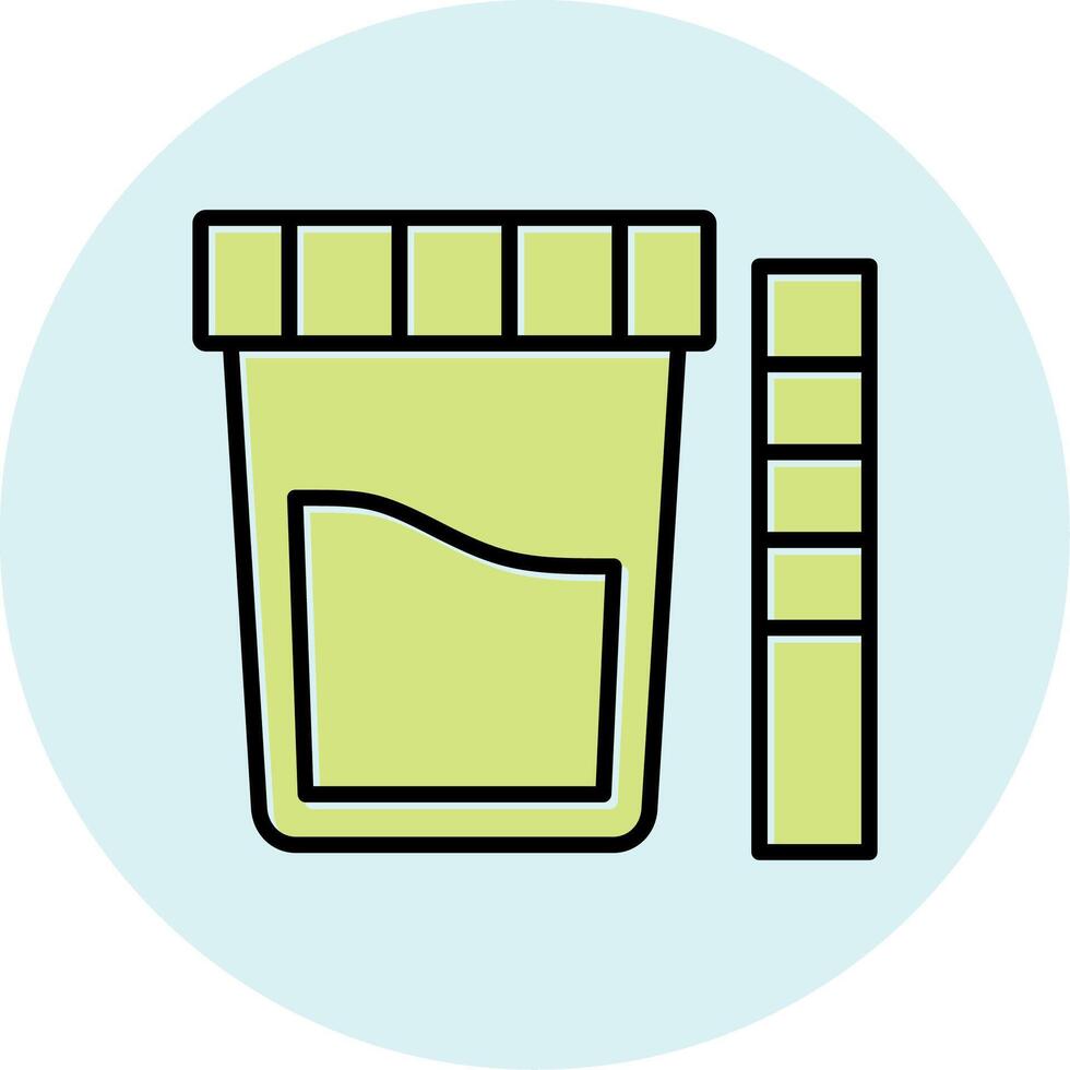 Urine Test Vector Icon