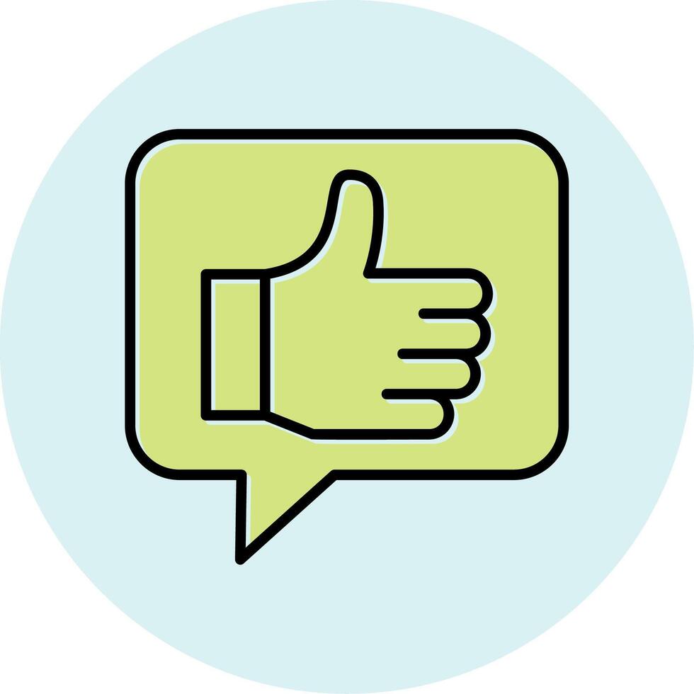 Thumbs Up Vector Icon