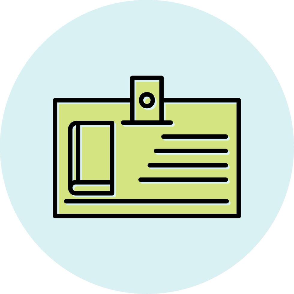 Library Card Vector Icon