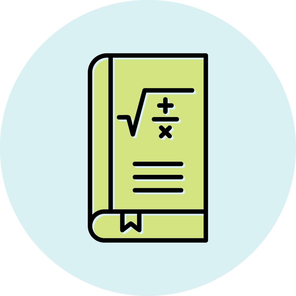 Maths Book Vector Icon