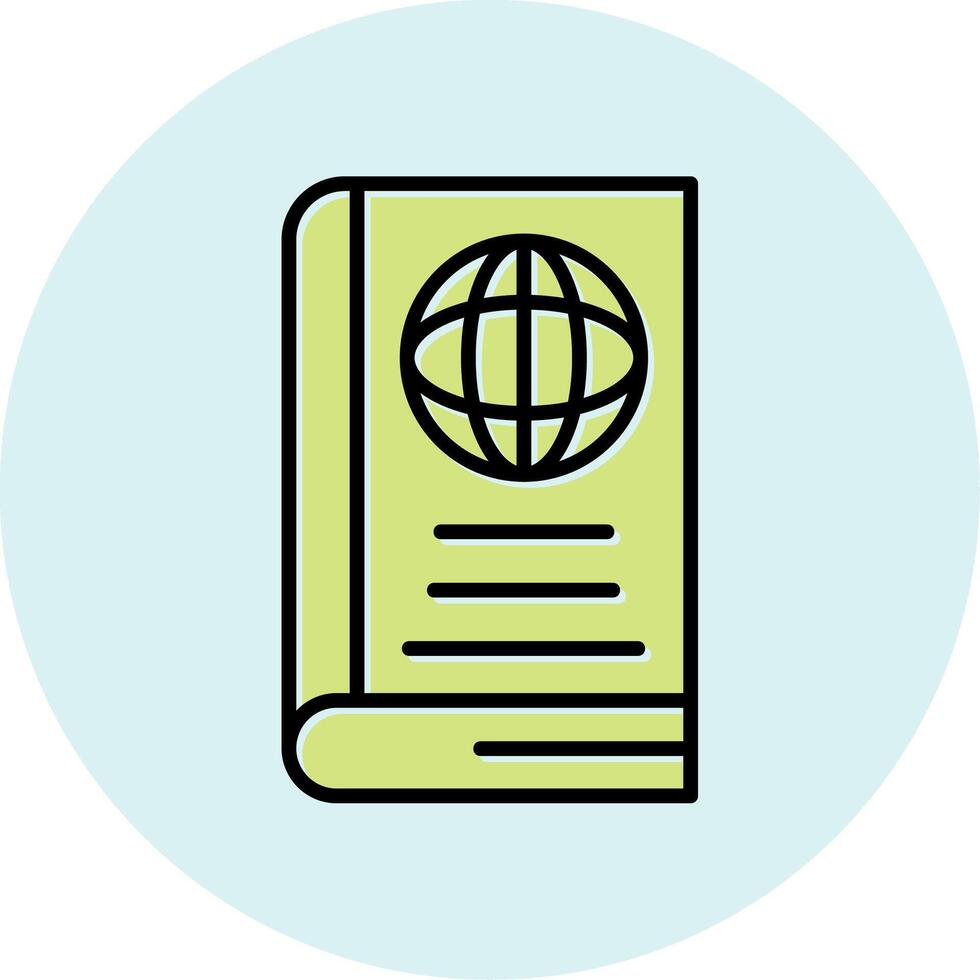 World Book Vector Icon