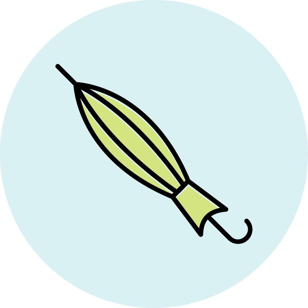 Close Umbrella Vector Icon