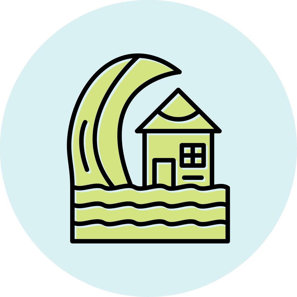Tsunami Vector Icon