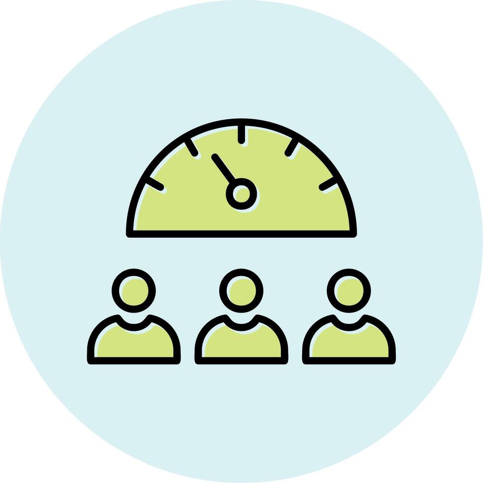 Team Work Speed Vector Icon
