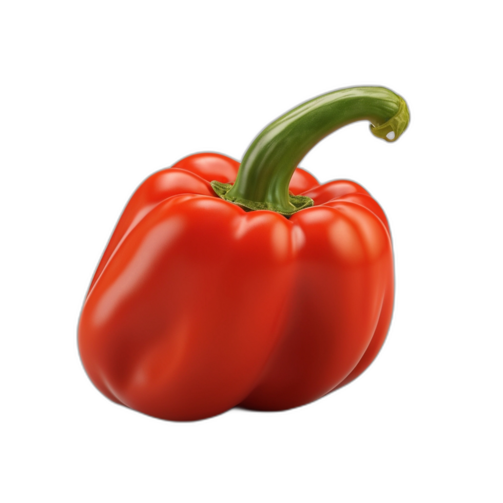 3d gerendert Makro Schuss von ein Paprika Pfeffer png