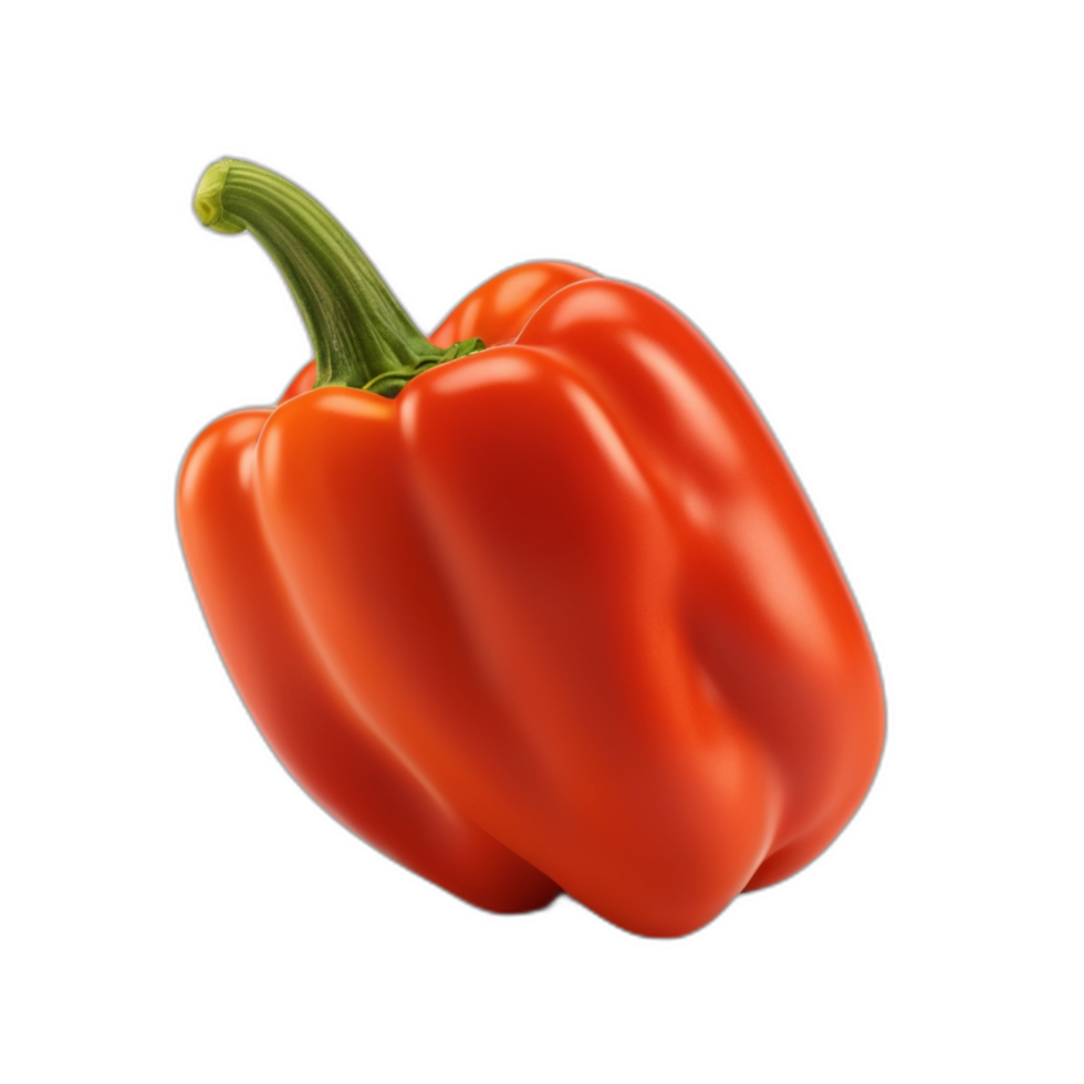 3d rendered Macro shot of a paprika pepper png