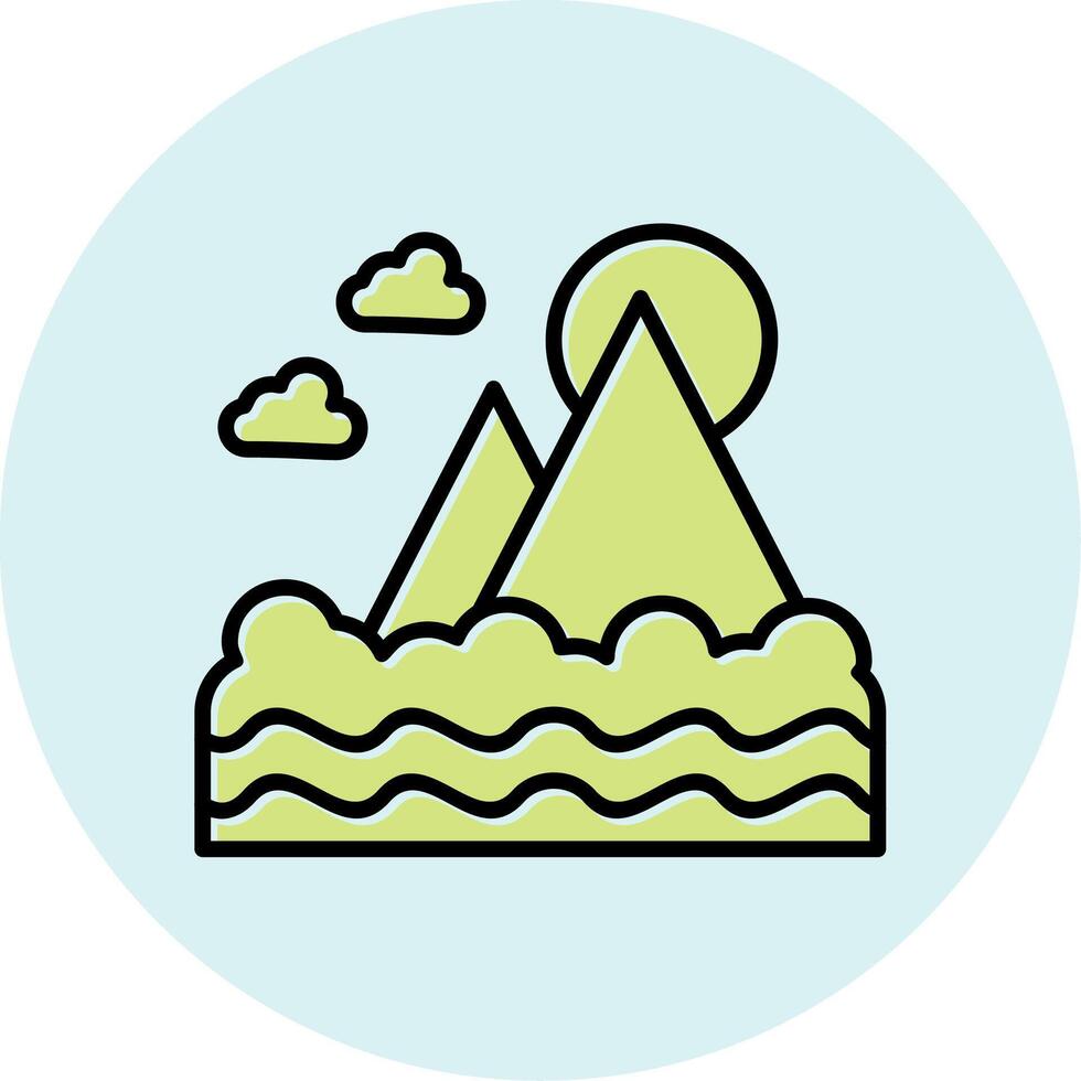 Mount Fuji Vector Icon