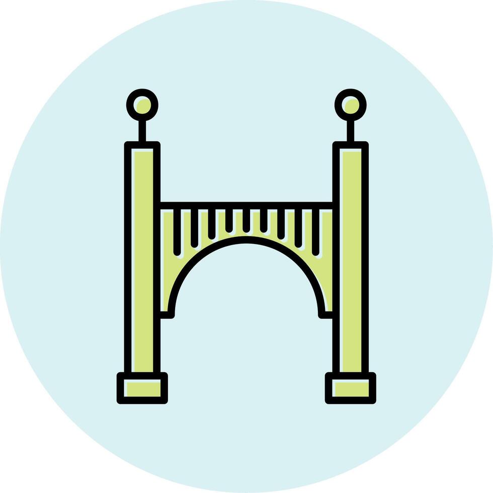 icono de vector de puente