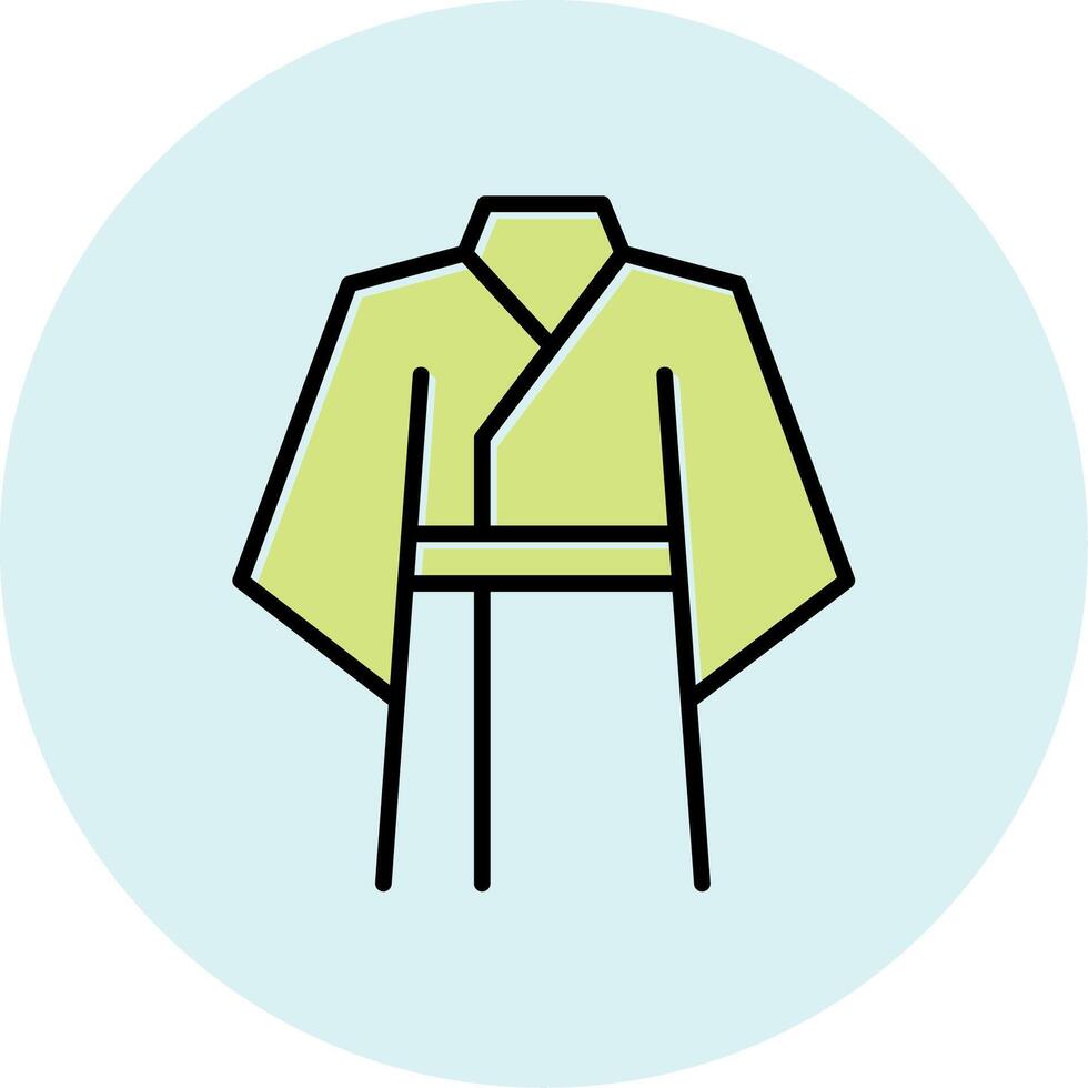 kimono vector icono