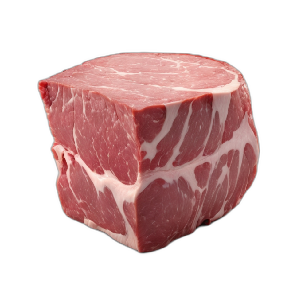 3d rendered Meat in its raw state png