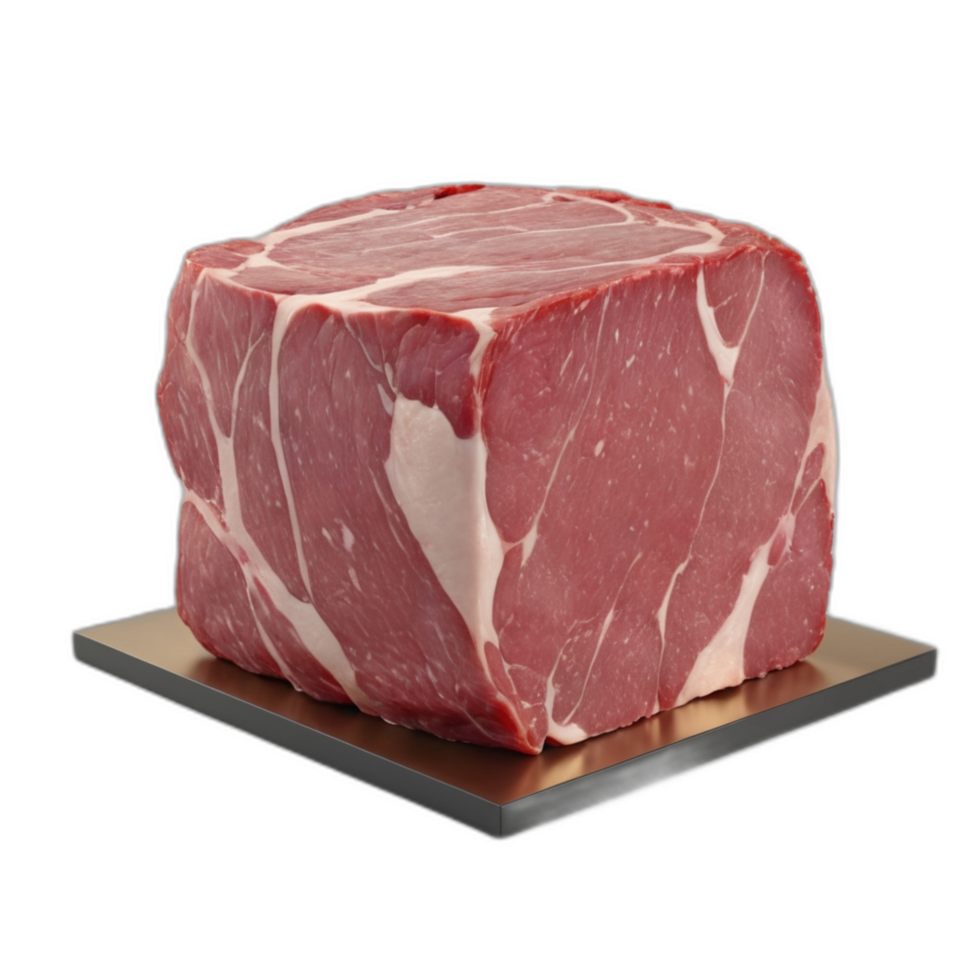 3d rendered Meat in its raw state png