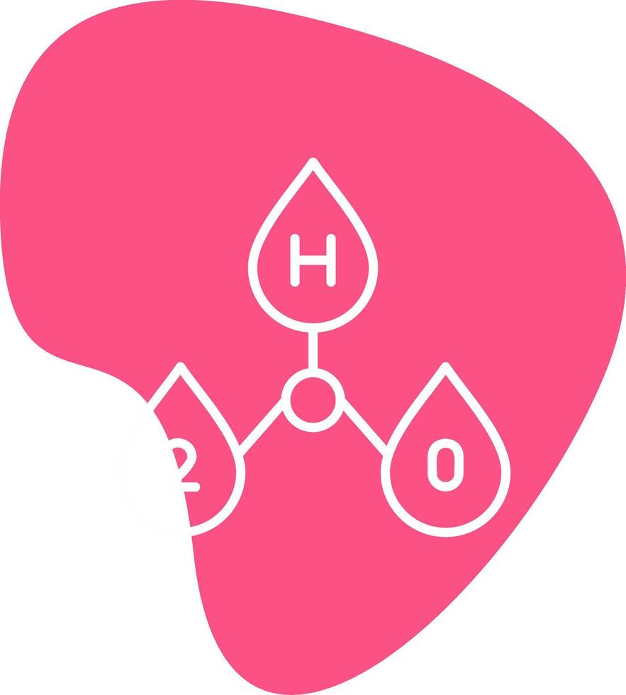 H2o Vector Icon