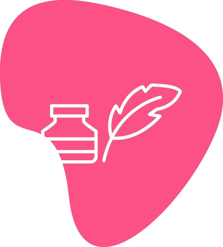 Quill And Ink Vector Icon