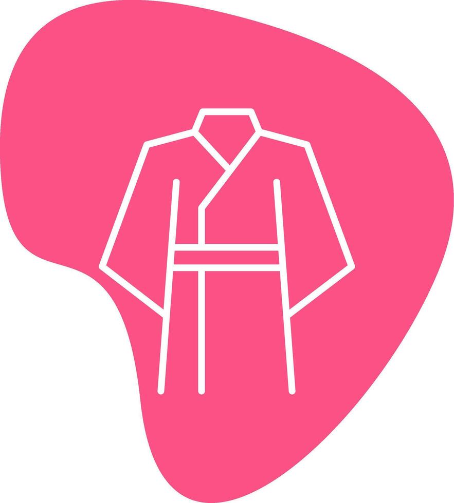 kimono vector icono