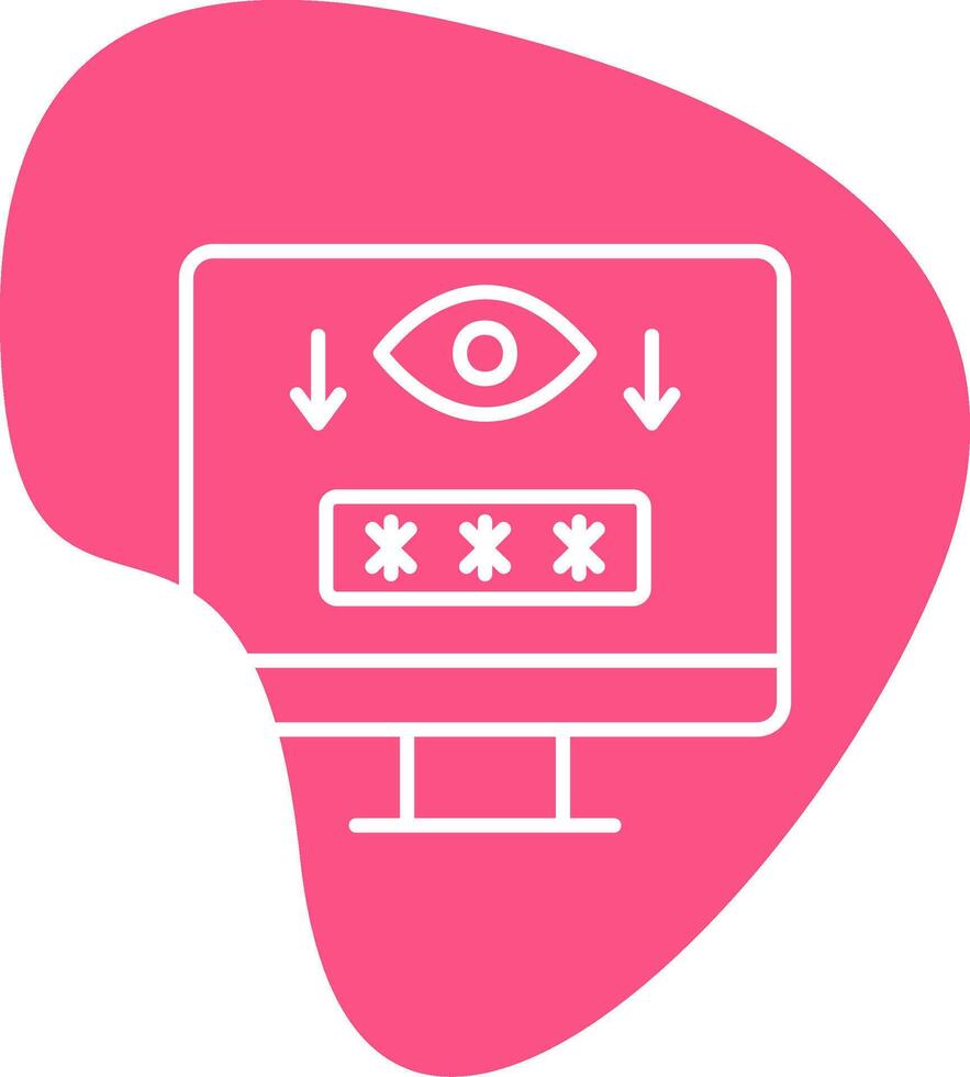 Computer Spyware Vector Icon