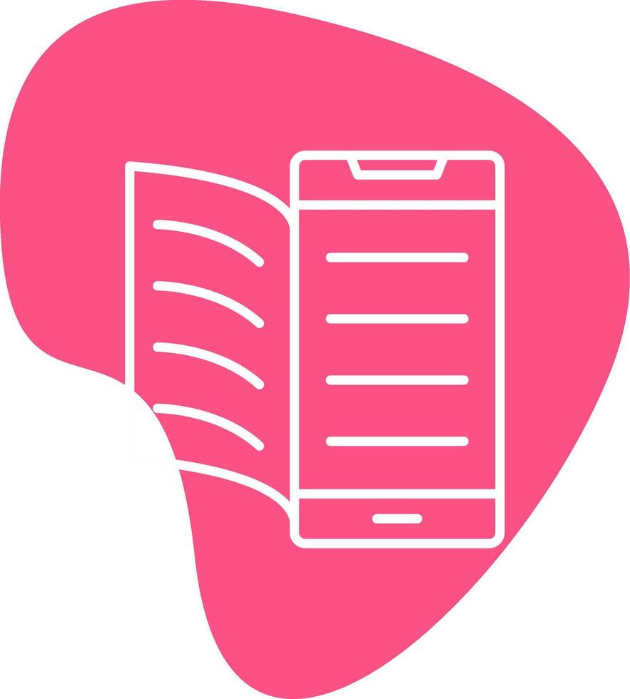 Digital Book Vector Icon