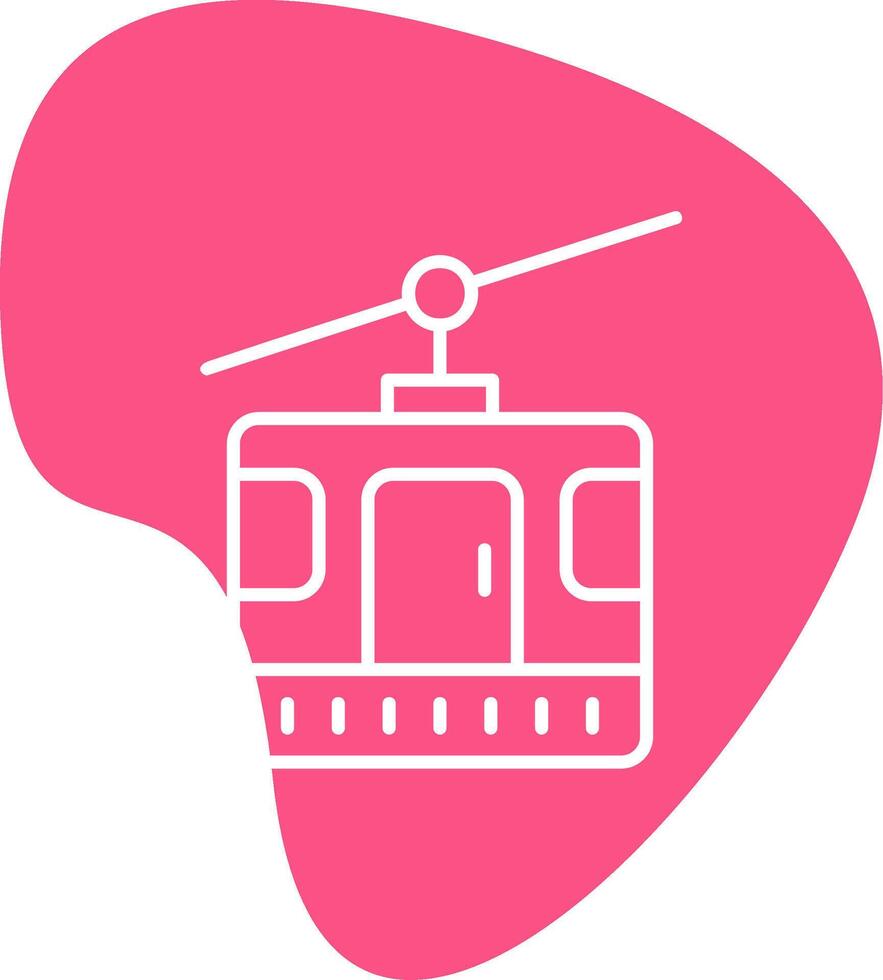 Cable Car Cabin Vector Icon