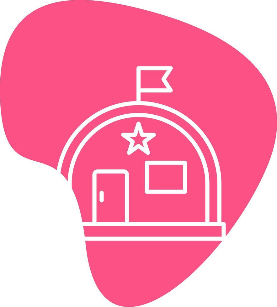 Military Warehouse Vector Icon