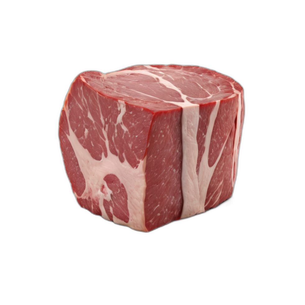 3d rendered Meat in its raw state png