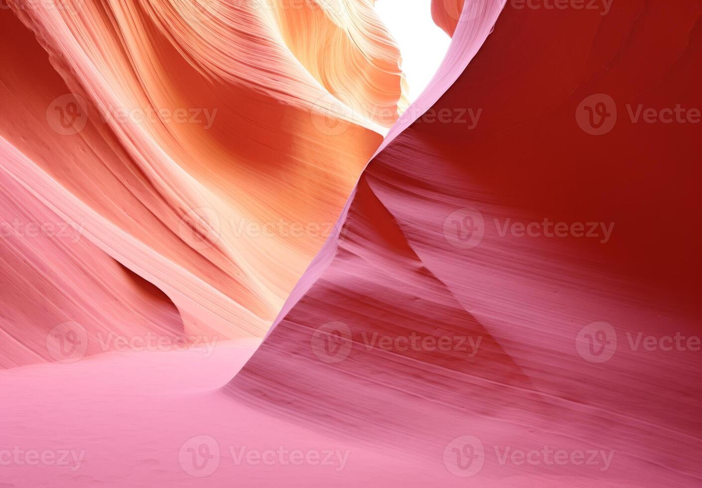 AI generated The Wave Sandstone Formations nature landscape Canyon in deserts photo