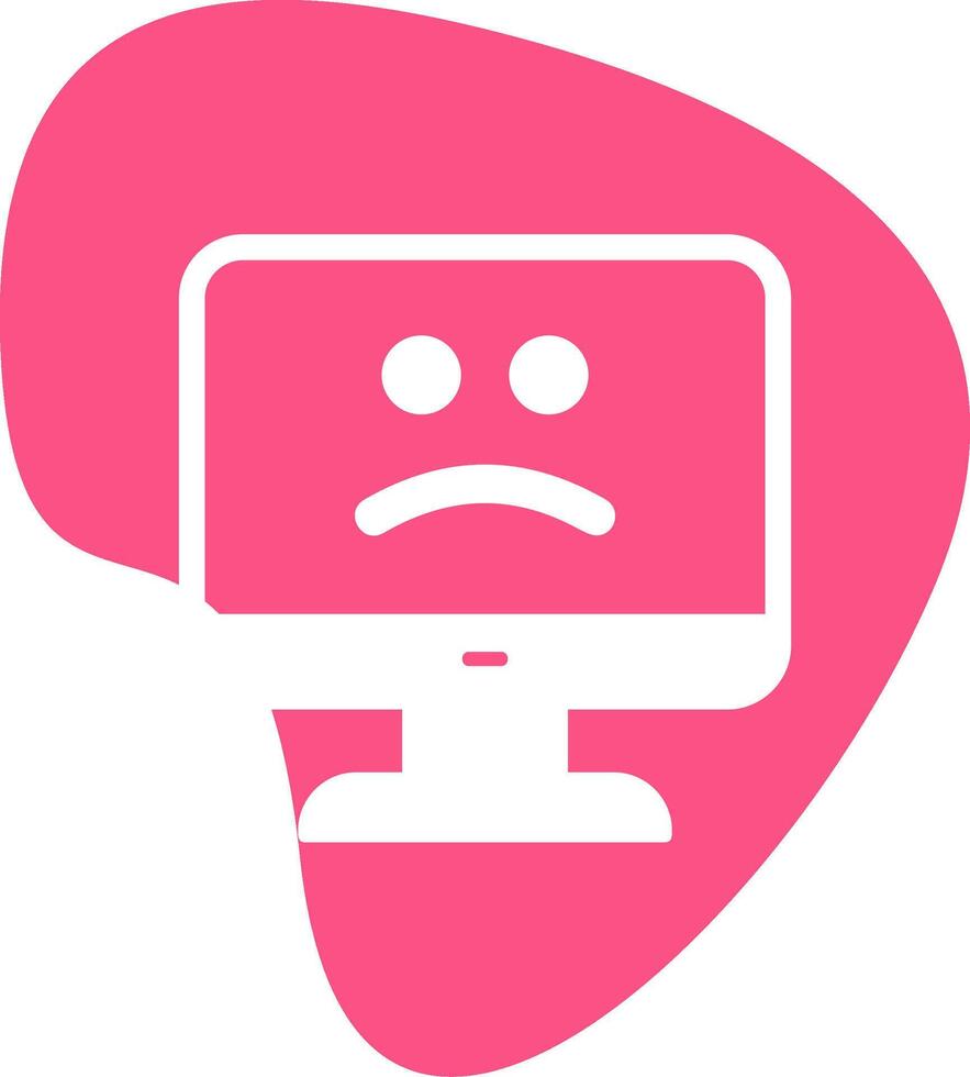 Blue Screen Vector Icon