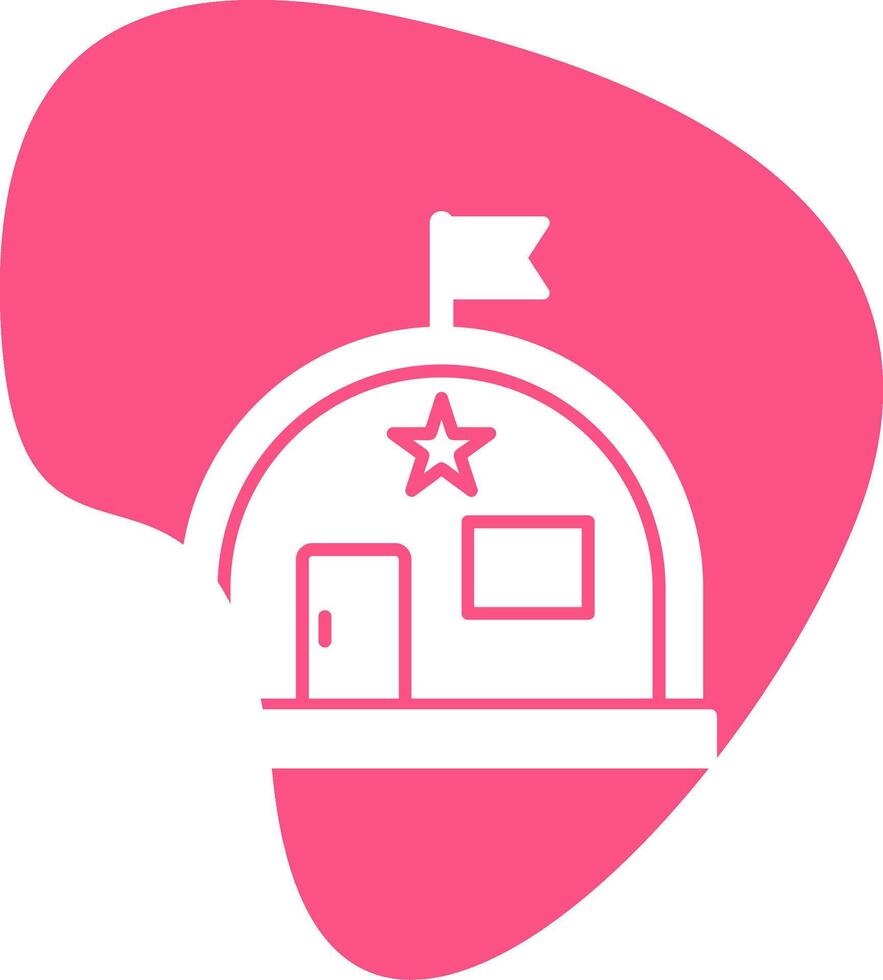 Military Warehouse Vector Icon
