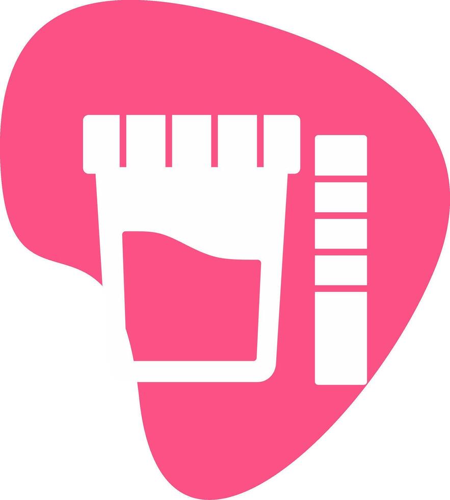 Urine Test Vector Icon