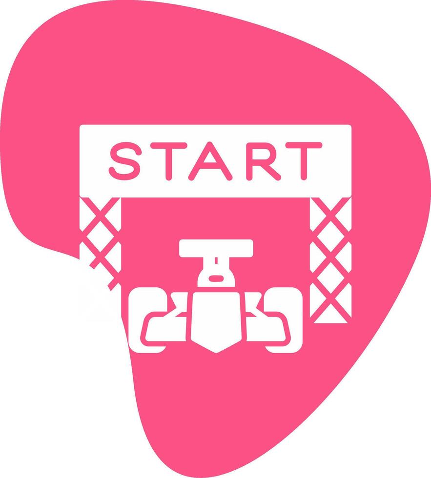 Starting Race  Vector Icon