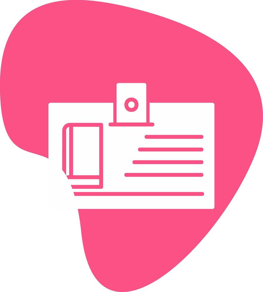 Library Card Vector Icon
