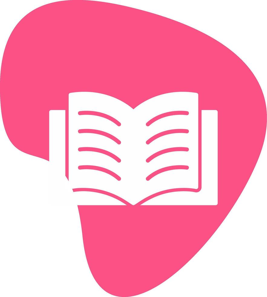 Open Book Vector Icon