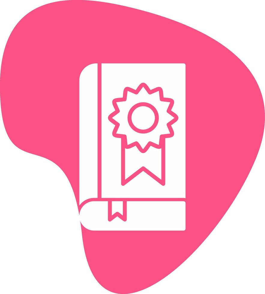 Book Medal Vector Icon