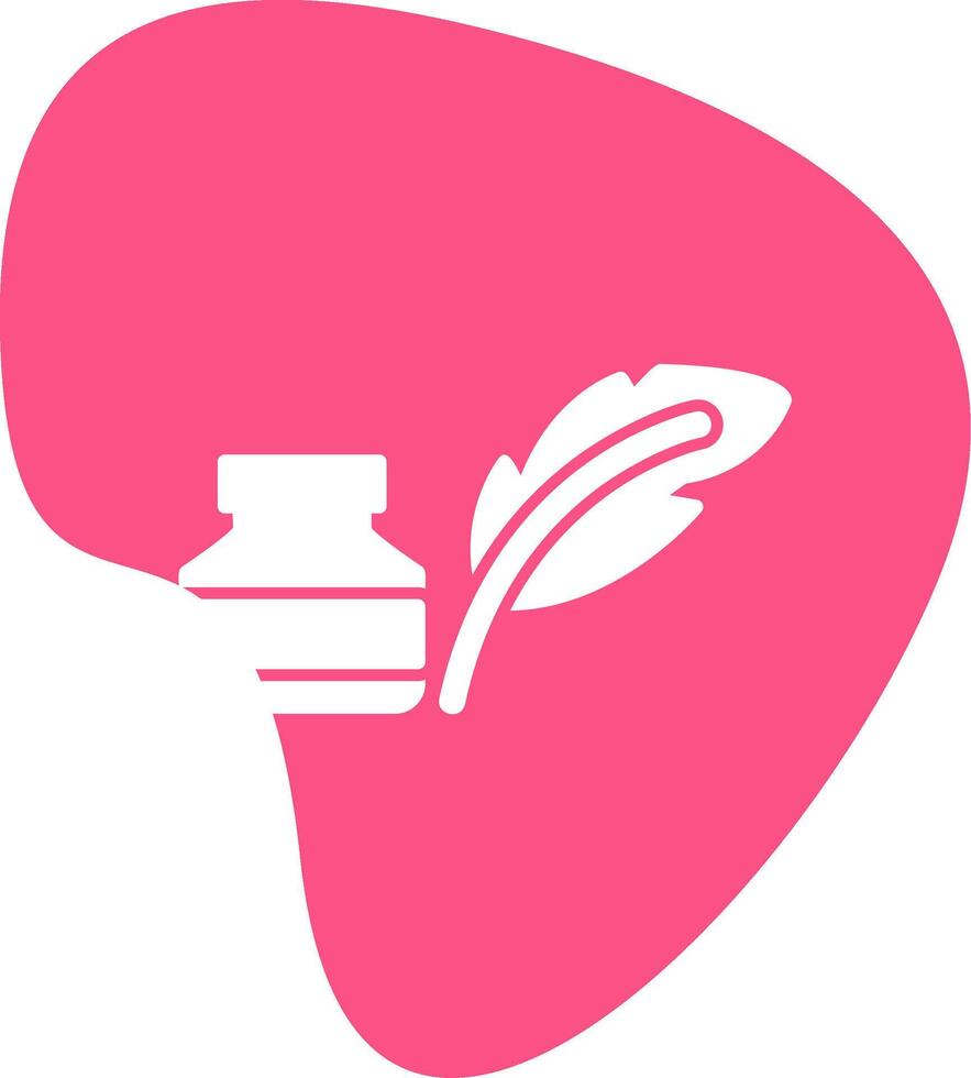 Quill And Ink Vector Icon