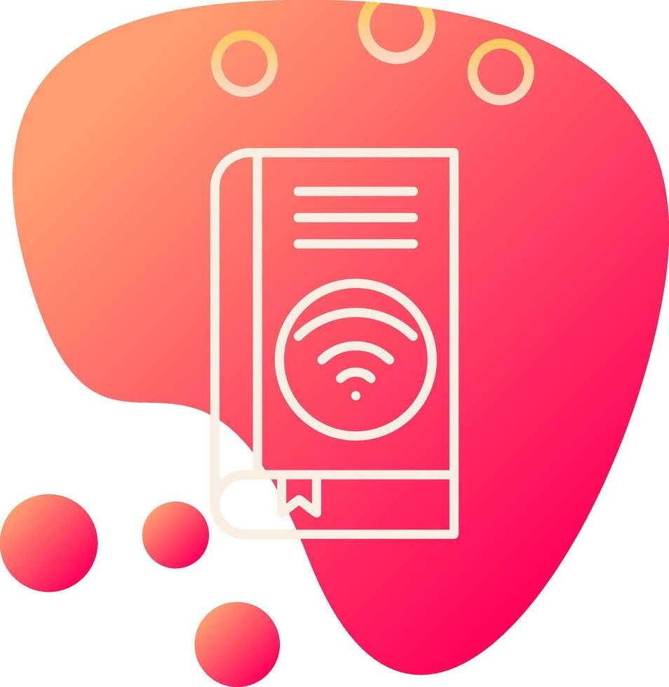 Wifi book Vector Icon