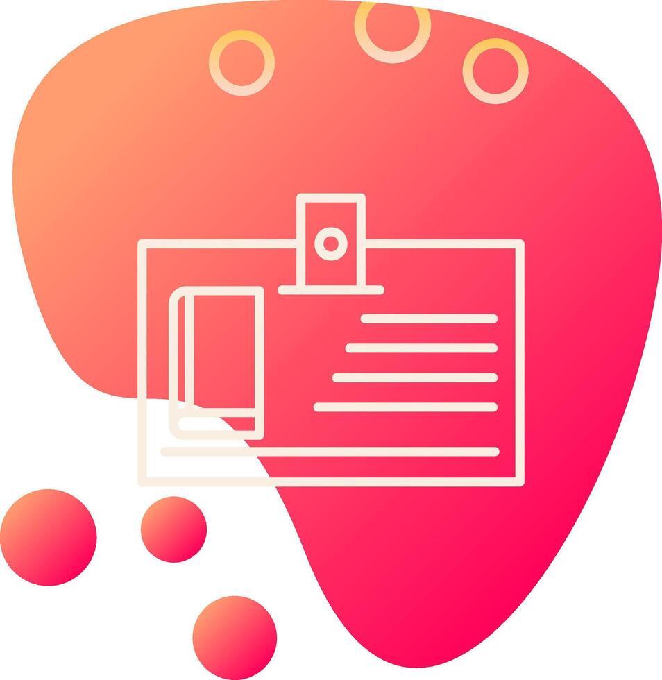 Library Card Vector Icon