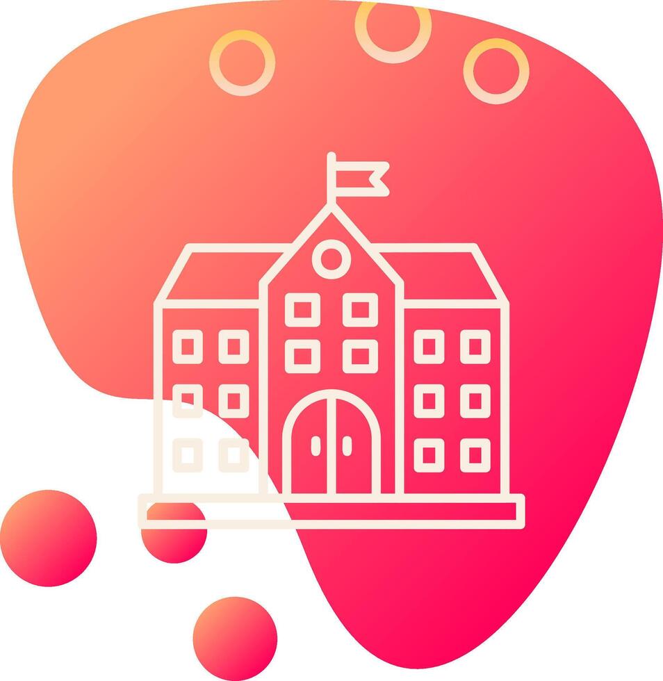 University Building Vector Icon