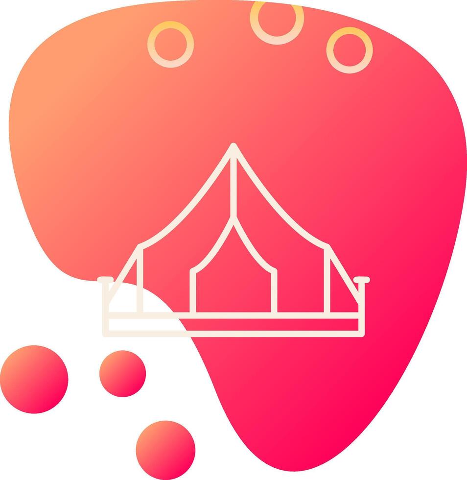 Camping Tent Vector Icon