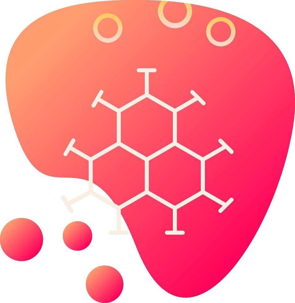 icono de vector de molécula