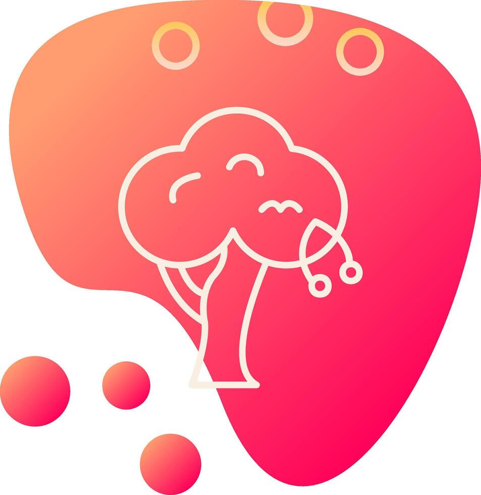 Cherry Tree Vector Icon