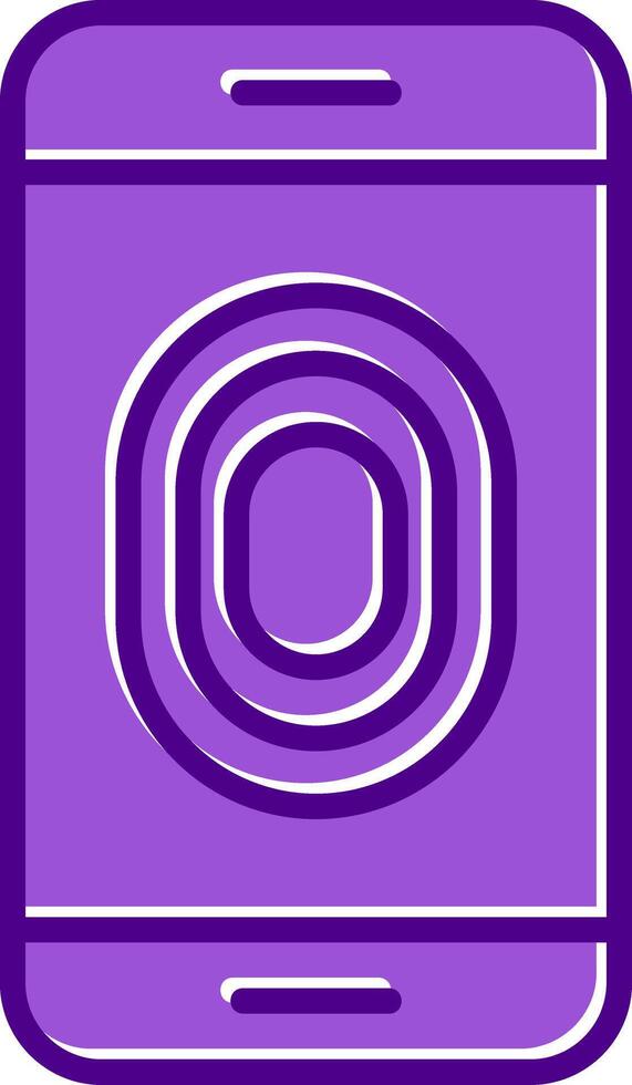 Unlocked Fingerprint Vector Icon