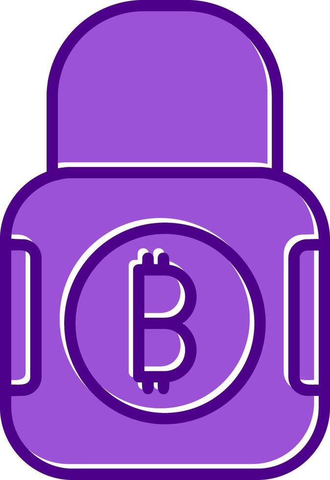 Paid Lock Vector Icon