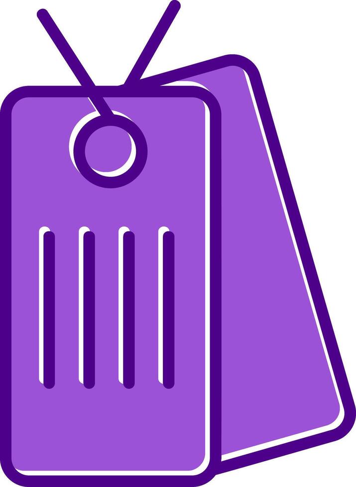 Dog Tag Vector Icon