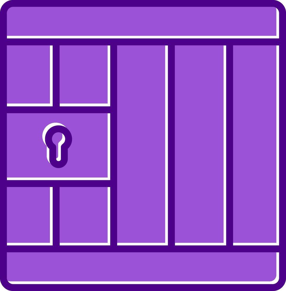 Military Jail Vector Icon