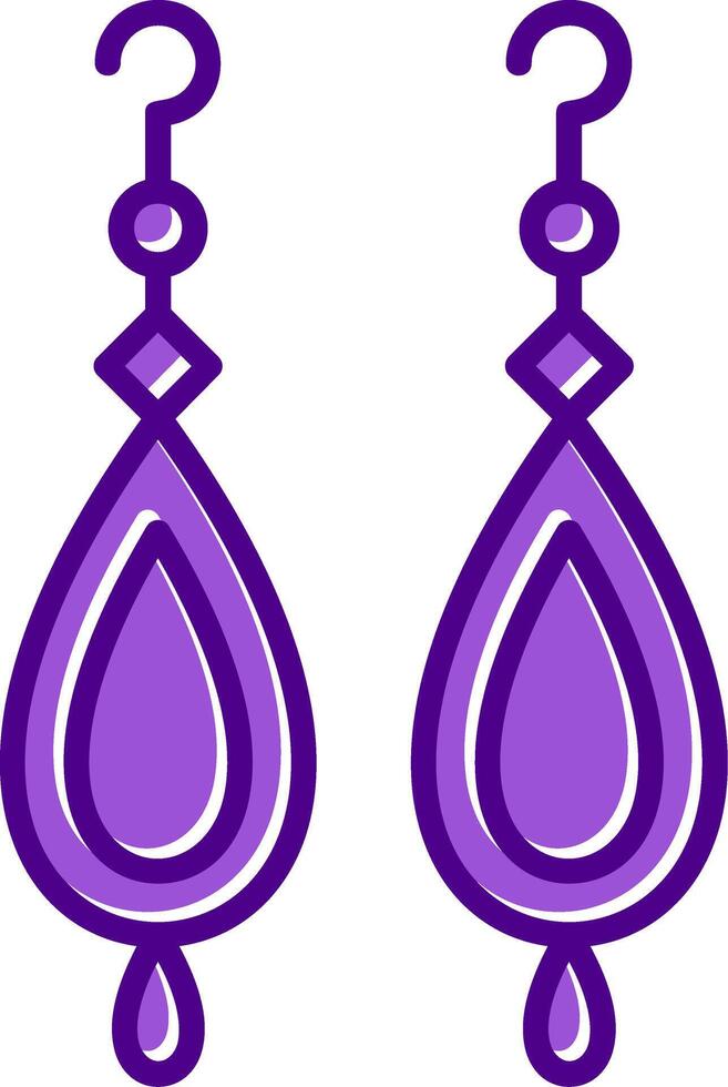Earrings Vector Icon