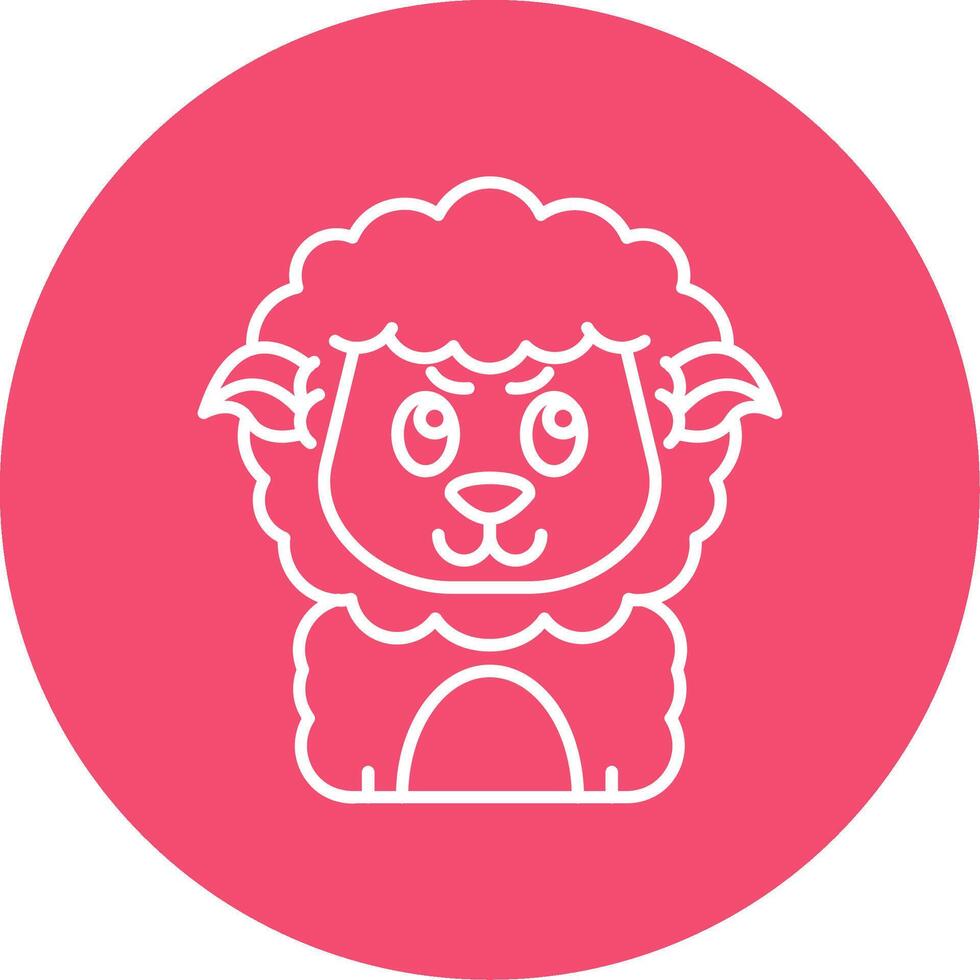 Envy Linear Circle Multicolor Design Icon vector