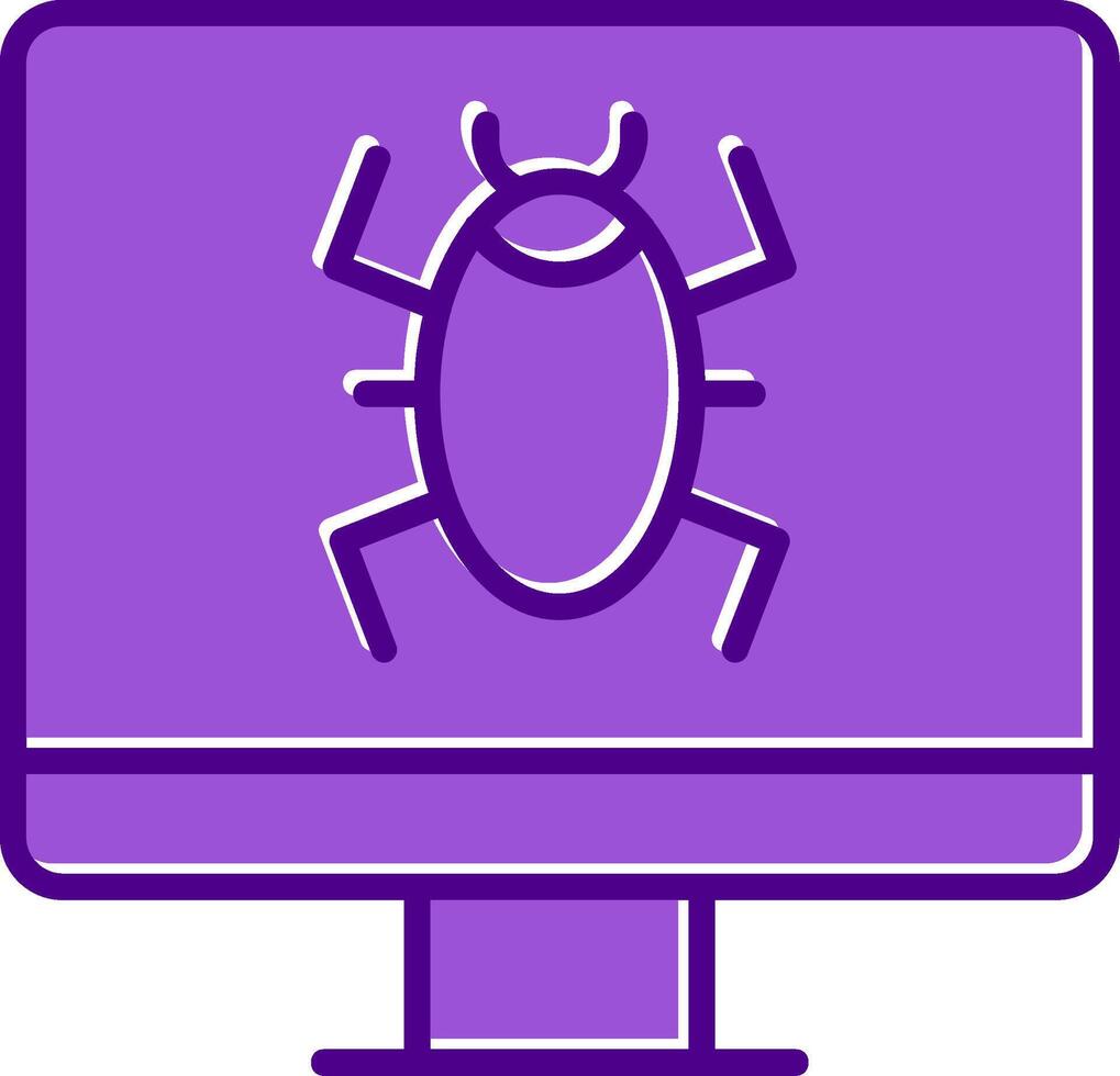 Computer Virus Vector Icon