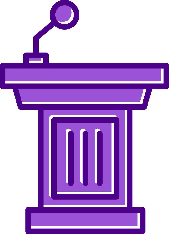 Podium Vector Icon