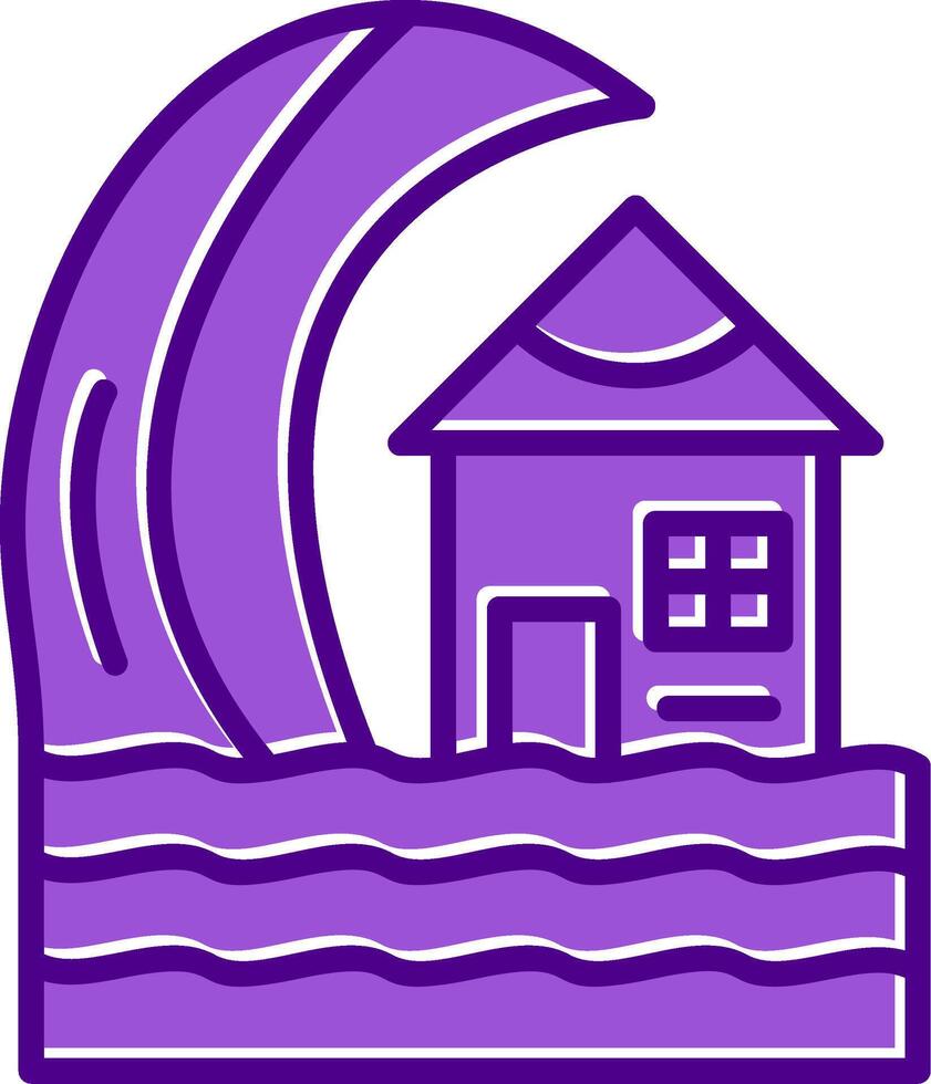 Tsunami Vector Icon